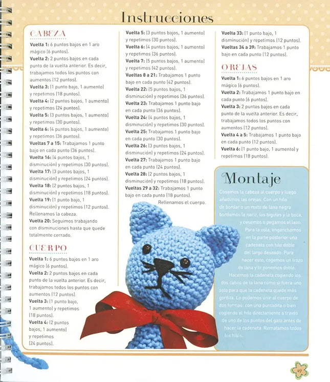 Amigurumi. Muñecos de ganchillo. Técnicas y proyectos - proyecto Gato
