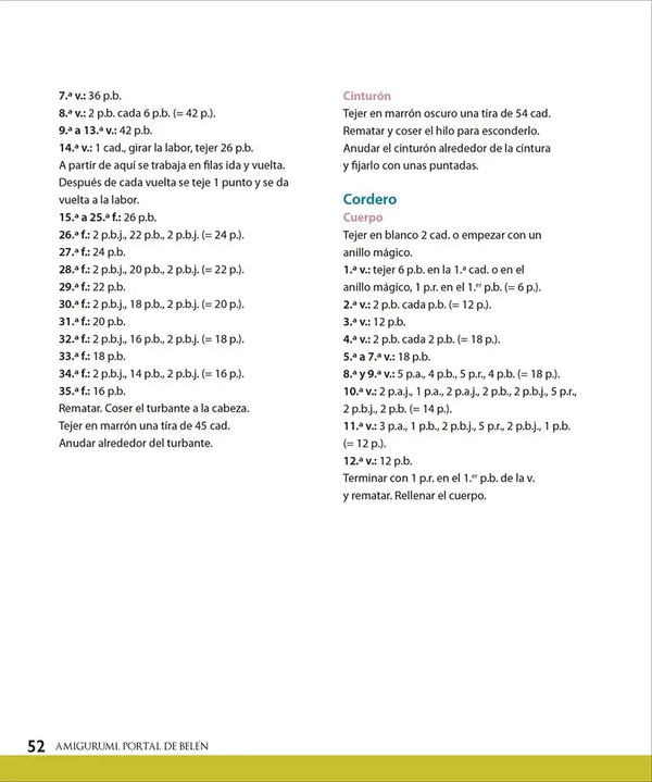 Libro: Amigurumi. Portal de Belén - Interior 6