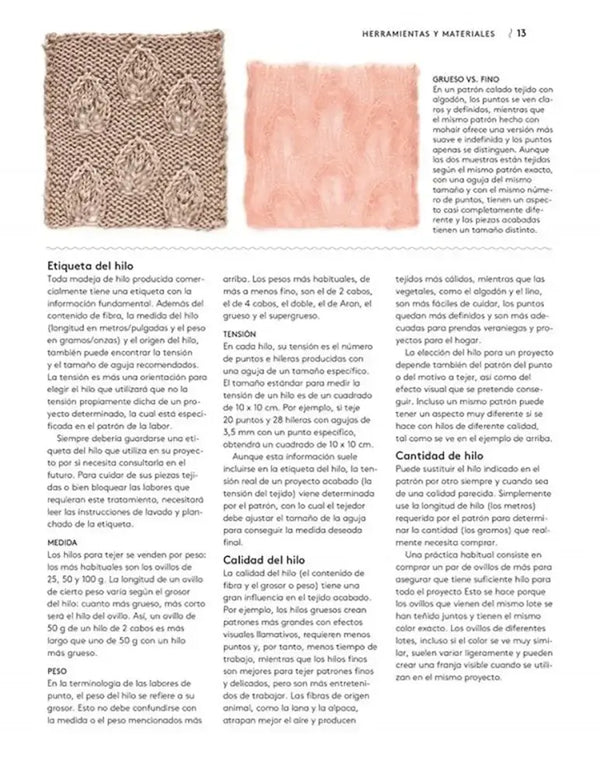 libro: Aprenda a hacer punto cuadrado a cuadrado - Interior 2