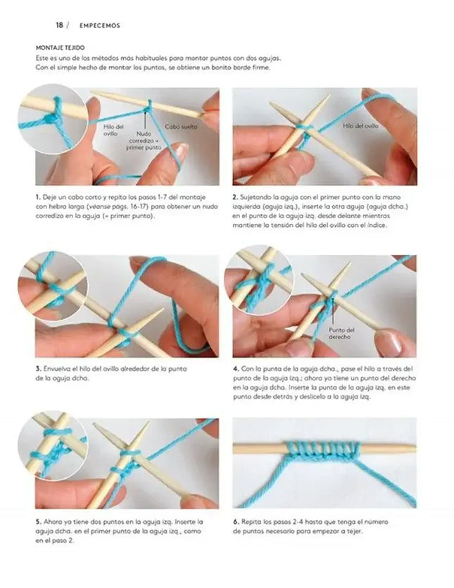 libro: Aprenda a hacer punto cuadrado a cuadrado - Interior 3