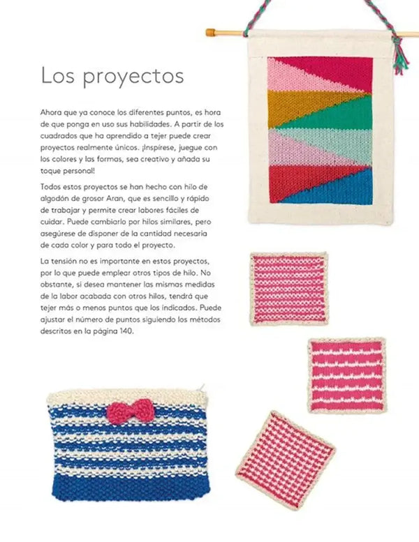libro: Aprenda a hacer punto cuadrado a cuadrado - Interior 8