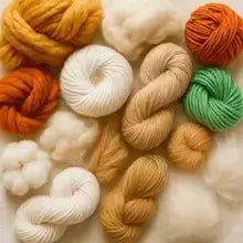 Banner de la colección de lanas e hilos para tener