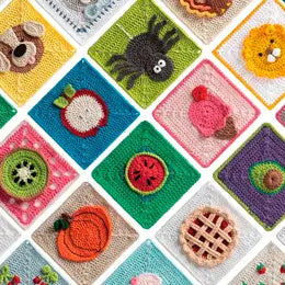 Banner Colección de libros de Granny Square