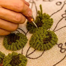 Banner Colección de libros de punch needle