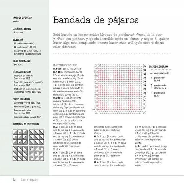 Libro: Bloques a ganchillo: Diseños inspirados en las labores de Patchwork - Interior 5