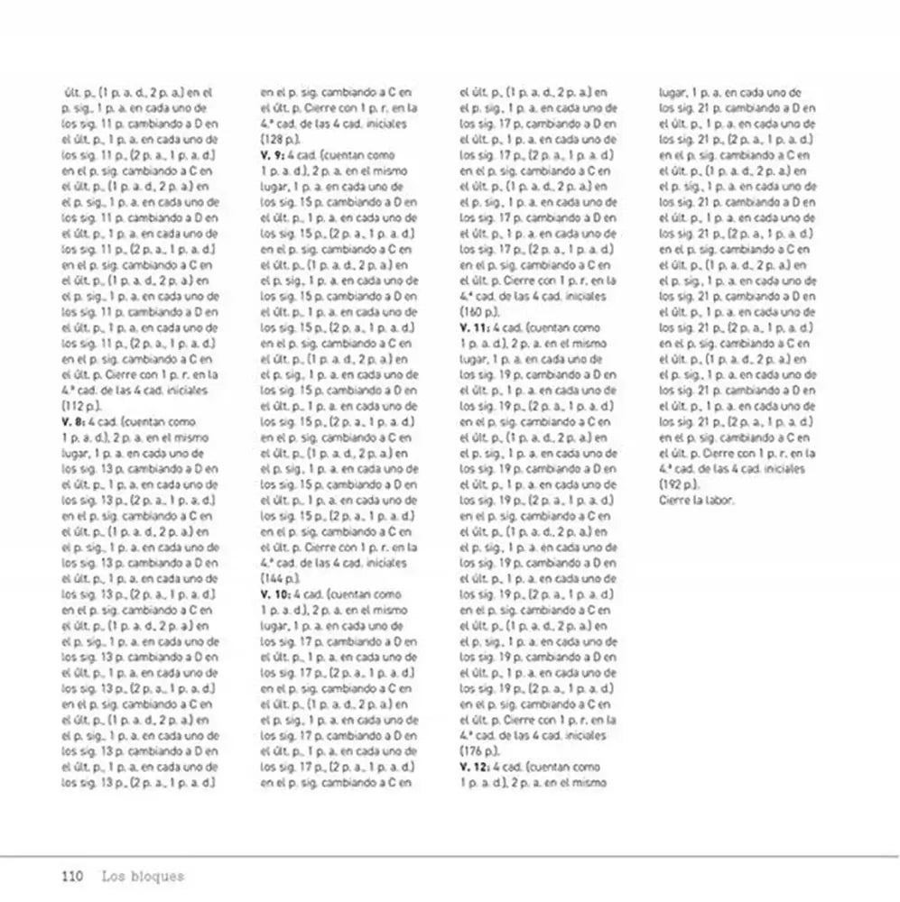 Libro: Bloques a ganchillo: Diseños inspirados en las labores de Patchwork - Interior 7