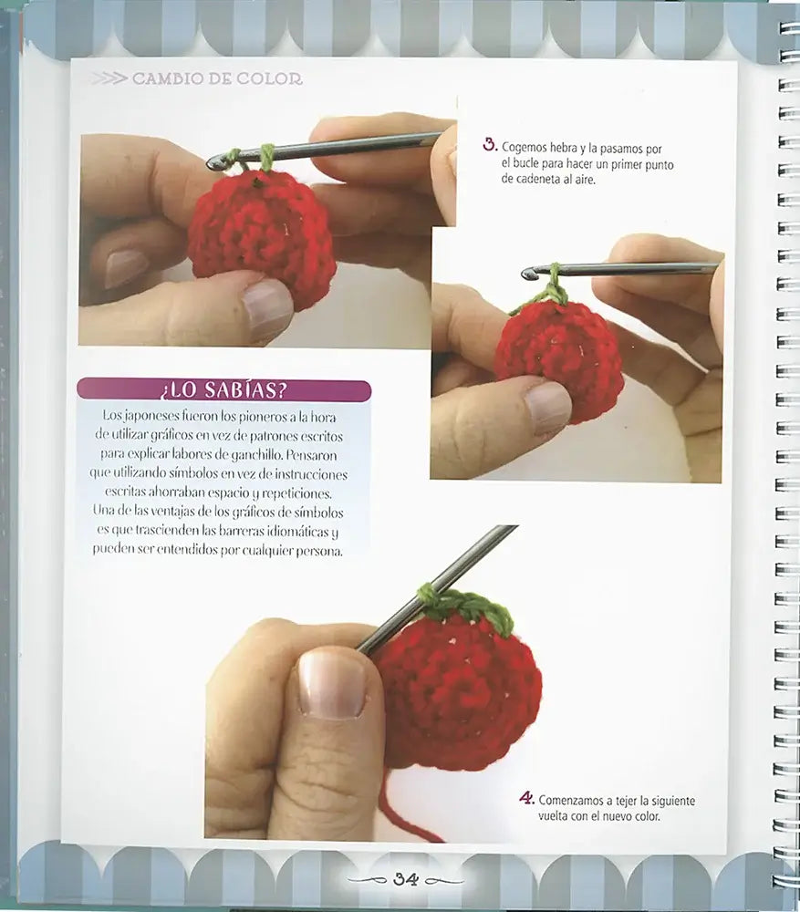 Bolsos de ganchillo con lana y trapillo- cambio de color