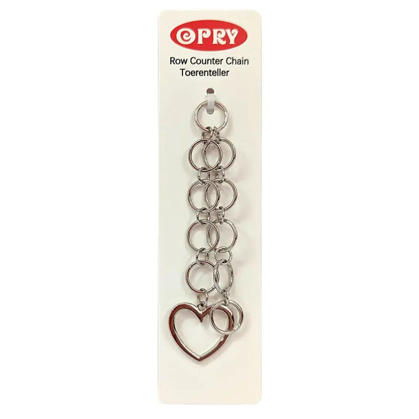 Cadena para contar vueltas de Opry - 24021 - Corazón - Plata