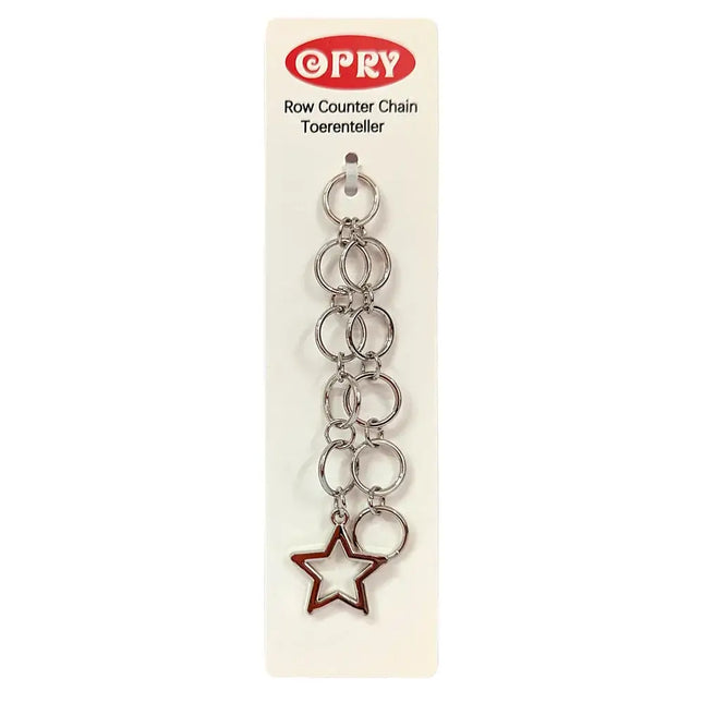 Cadena para contar vueltas de Opry - 24021 - Estrella - Plata