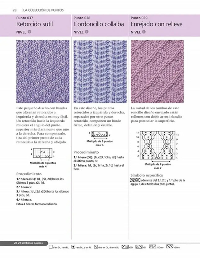 Libro: Colección de puntos de tejido: Guía creativa con 300 puntos que debes conocer - Interior 1
