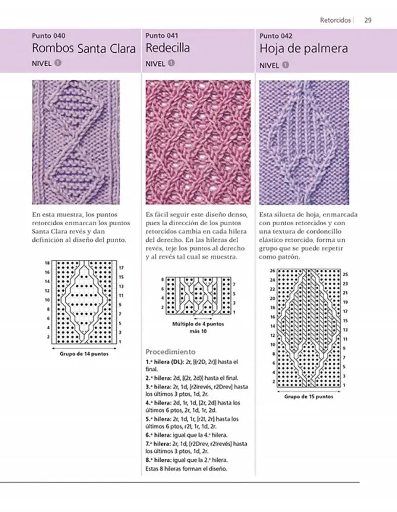 Libro: Colección de puntos de tejido: Guía creativa con 300 puntos que debes conocer - Interior 2
