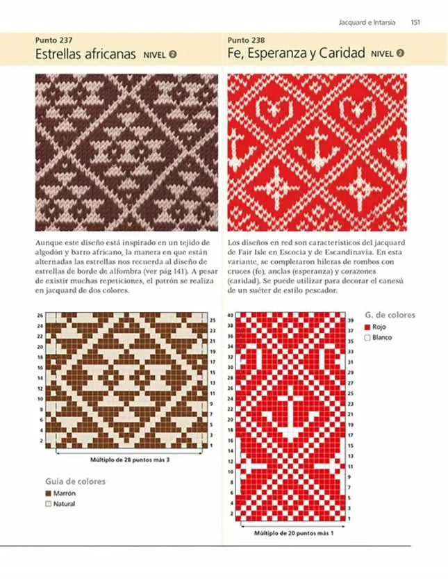 Libro: Colección de puntos de tejido: Guía creativa con 300 puntos que debes conocer - Interior 8