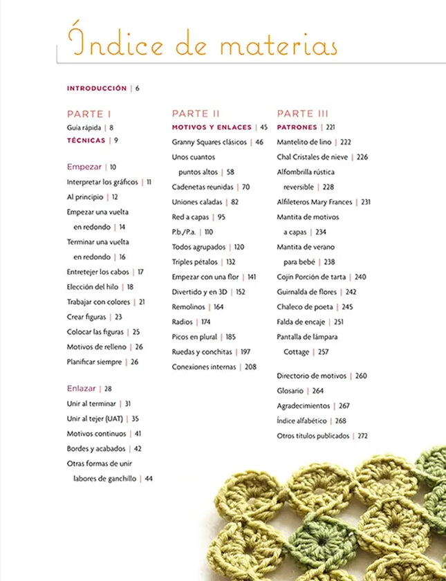 Libro: Cómo unir motivos de ganchillo - Interior 1