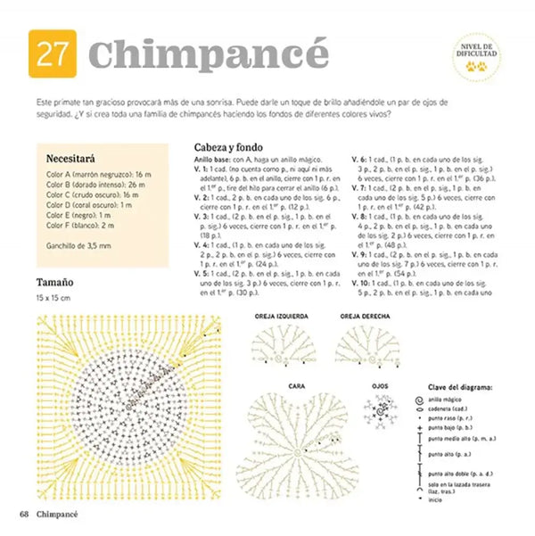 Libro: Cuadrados de ganchillo con animales - Interior 5