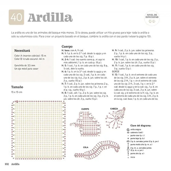 Libro: Cuadrados de ganchillo con animales - Interior 7