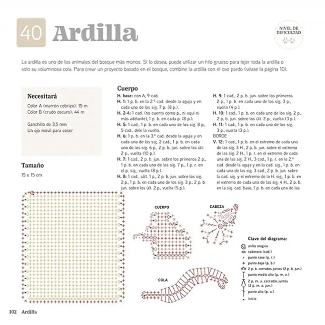 Libro: Cuadrados de ganchillo con animales - Interior 7