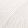 Baby Merino Uni Colour (01) - Blanco | Vista de una muestra de color de lana merino de la marca Drops