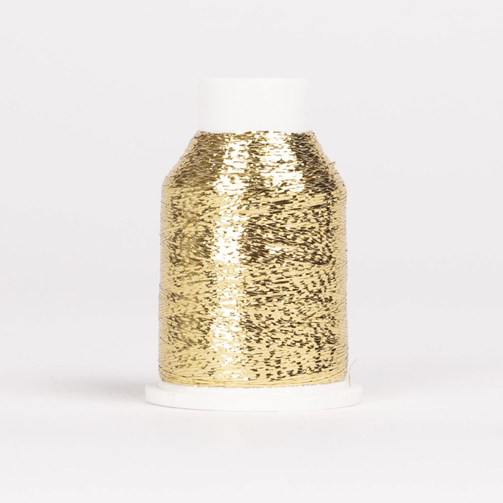 Glitter (01) Oro | Cono de hilo Drops Glitter en color Oro metalizado