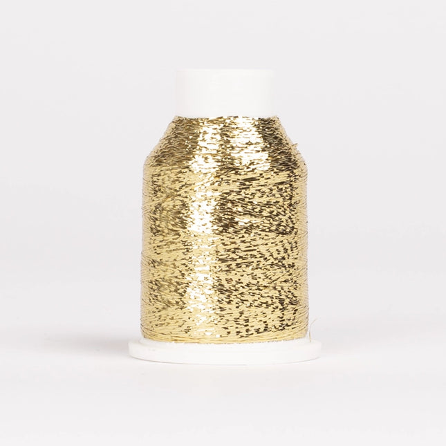 Glitter (01) Oro | Cono de hilo Drops Glitter en color Oro metalizado