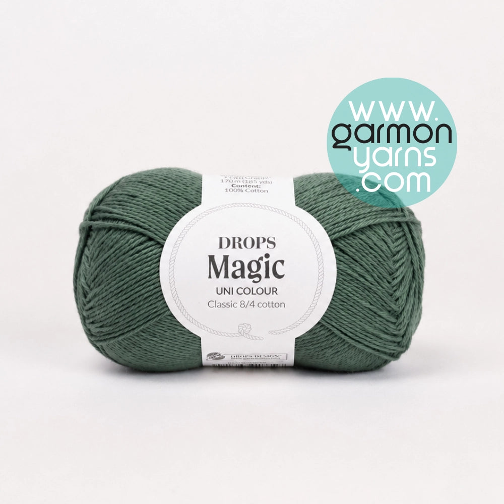 Magic Uni Colour (84) - Bosque Brumoso | Vista de un Ovillo de algodón de la marca Drops