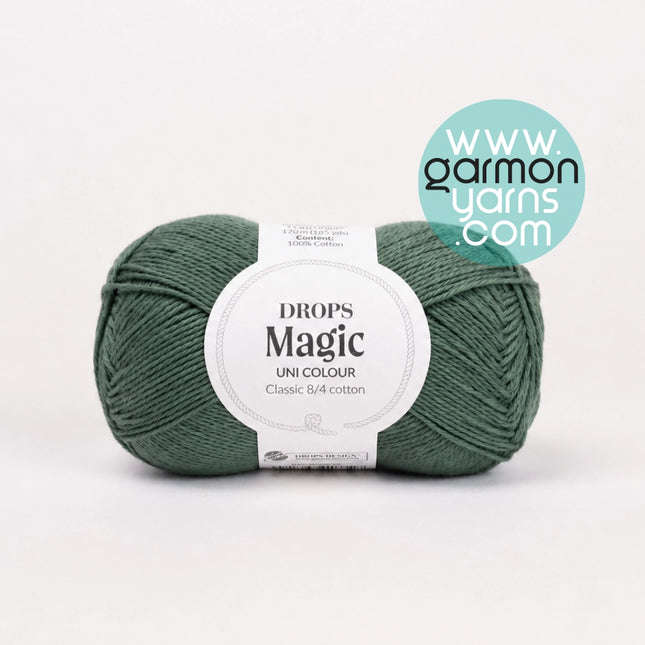 Magic Uni Colour (84) - Bosque Brumoso | Vista de un Ovillo de algodón de la marca Drops