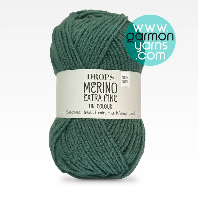 Merino Extra Fine uni colour 37, bosque brumoso