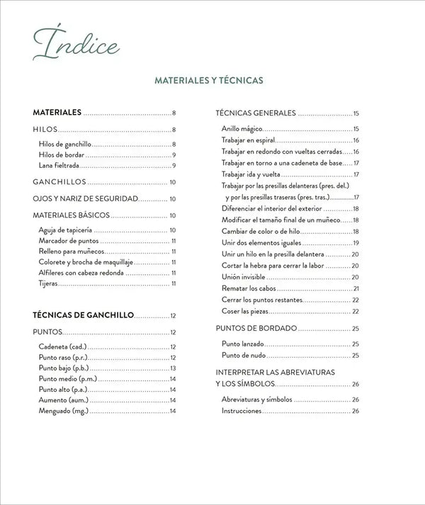 Libro: El maravilloso mundo de los amigurumi de Khuc Cay - Interior 1