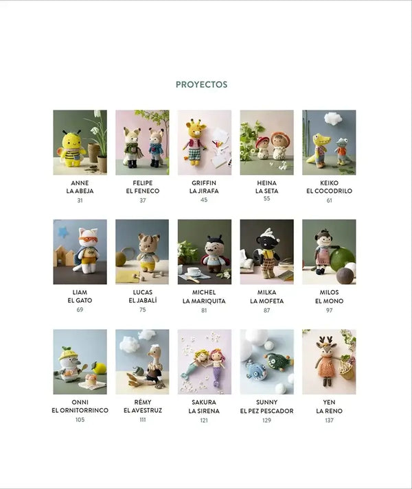 Libro: El maravilloso mundo de los amigurumi de Khuc Cay - Interior 2