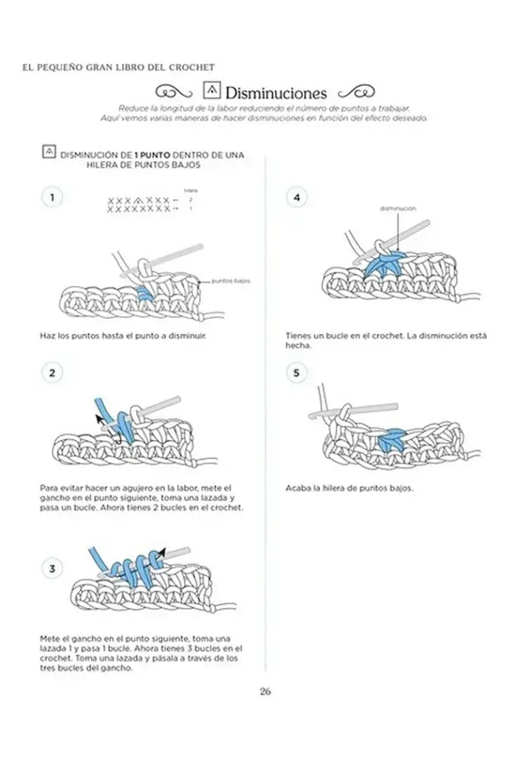 El pequeño Gran Libro Del Crochet - Interior 5