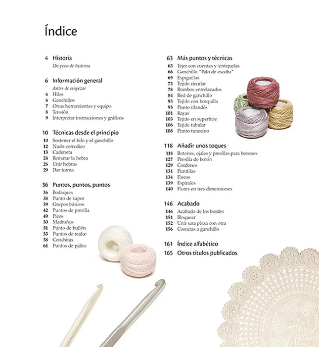 Libro: Ganchillo de la A a la Z. Manual completo para todos los niveles - Interior 1
