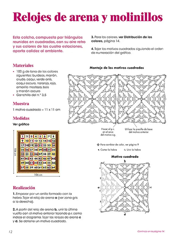 Libro: Ganchillo estilo country: 20 proyectos de colchas y cojines explicados paso a paso - Interior 2