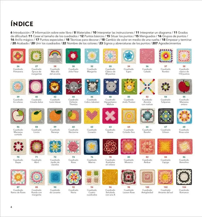 Libro: Guía completa de los Granny Squares - Interior 1