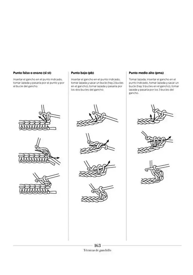Libro: Guía Completa de Puntos de Ganchillo: 200 patrones de ganchillo prácticos y originales - Interior 10