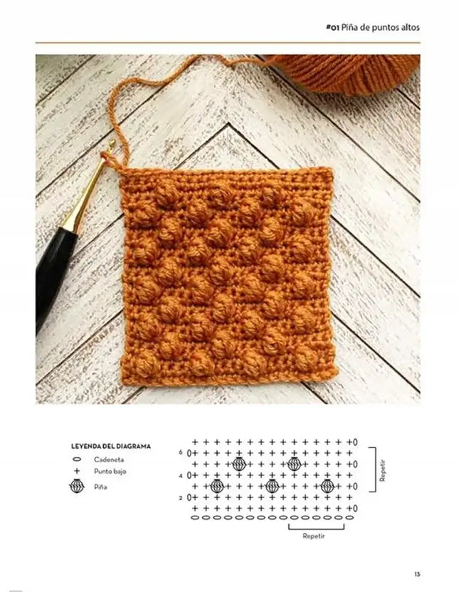 Libro: Guía moderna para tejer texturas de ganchillo - Interior 2