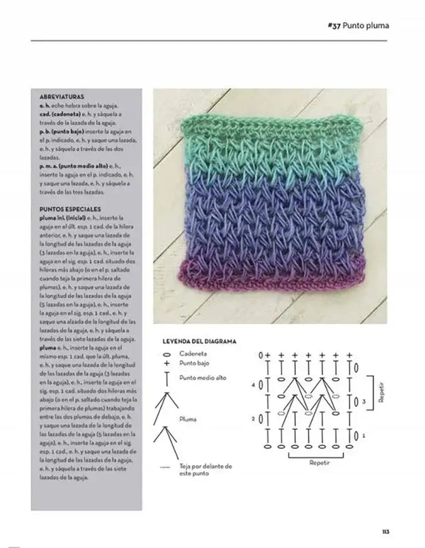 Libro: Guía moderna para tejer texturas de ganchillo - Interior 8