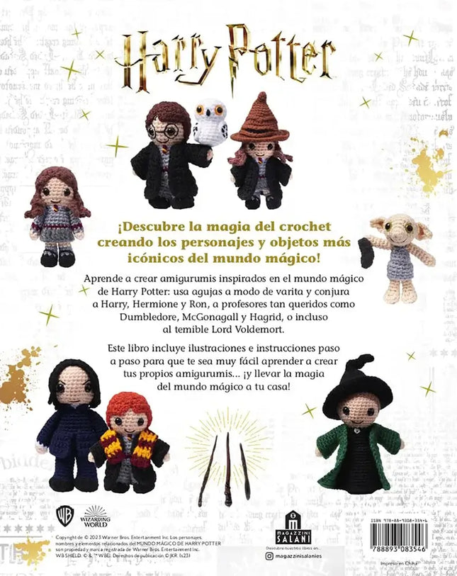 Harry Potter. Crochet mágico: Proyectos de amigurumi paso a paso - Contraportada