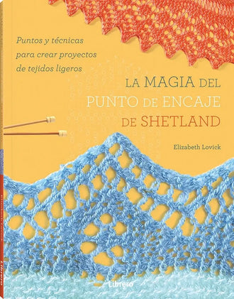 Libro: La magia del punto de encaje de Shetland - Portada