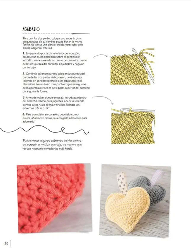 Ganchillo para principiantes: 20 proyectos para aprender a tejer - Acabado