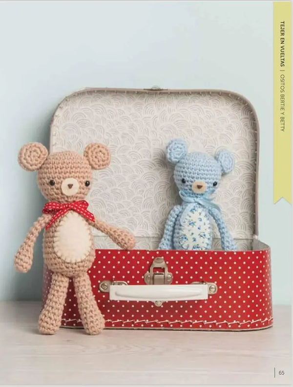 Ganchillo para principiantes: 20 proyectos para aprender a tejer - Osito Bertie y Betty