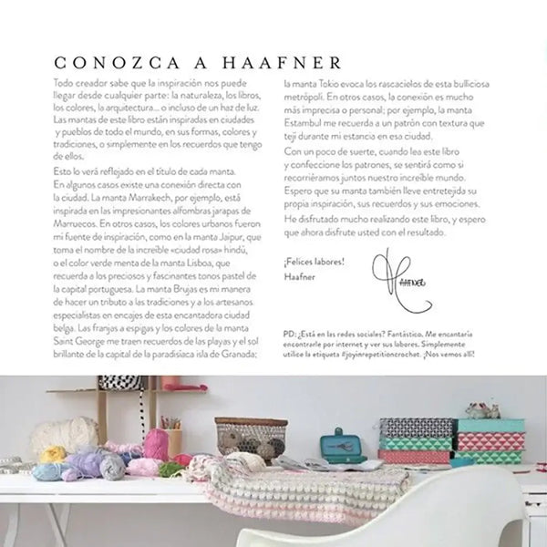 Libro: Mantas con franjas de ganchillo (crochet) - Interior 1