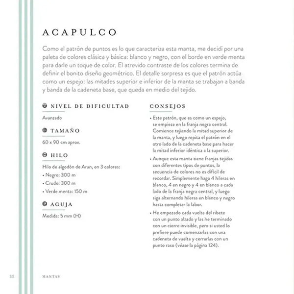 Libro: Mantas con franjas de ganchillo (crochet) - Interior 5