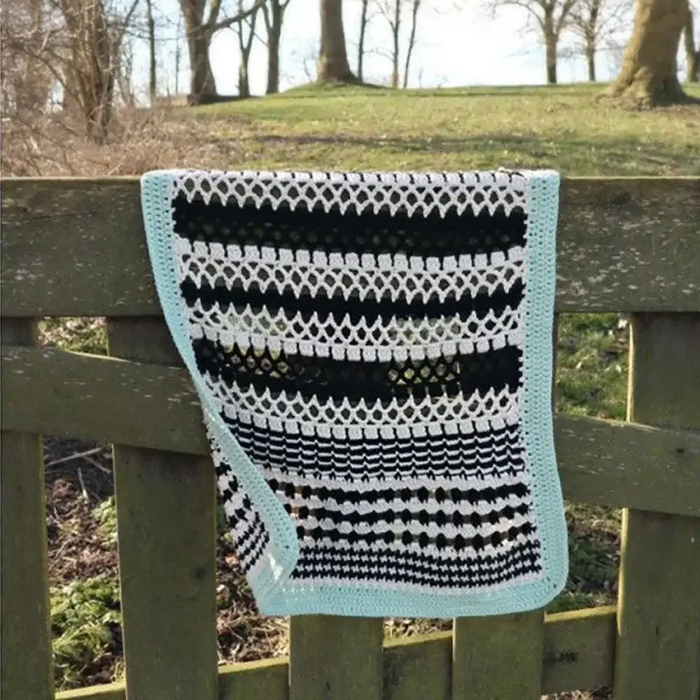 Libro: Mantas con franjas de ganchillo (crochet) - Interior 6