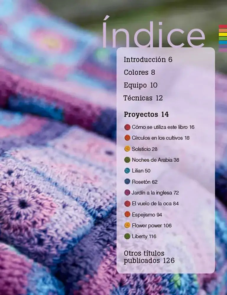 Libro: Mantas de Ganchillo - Interior 1