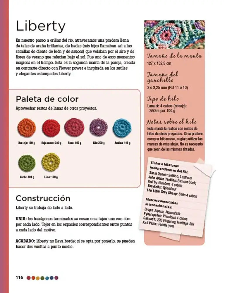 Libro: Mantas de Ganchillo - Interior 2