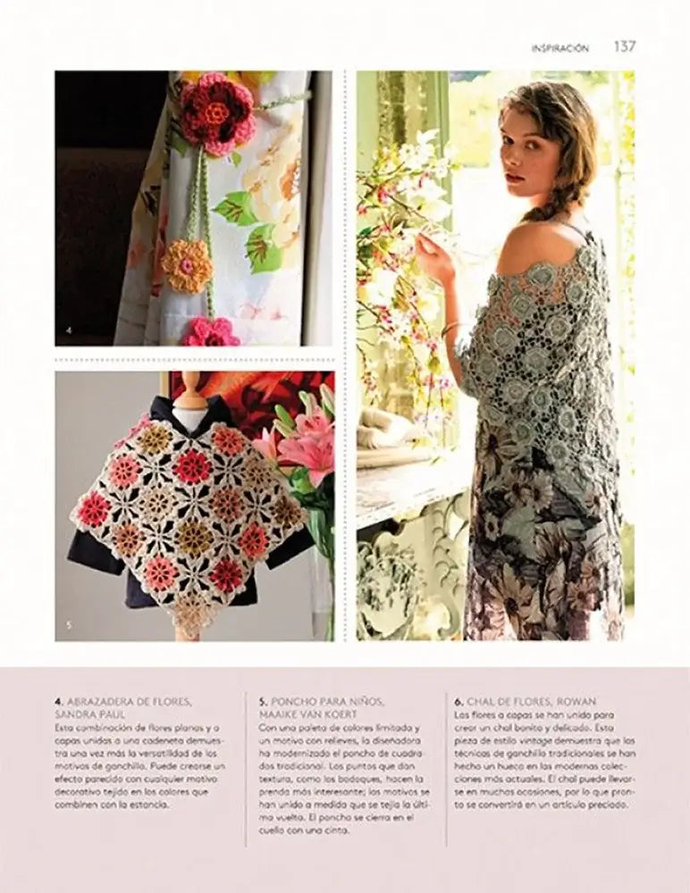 Manual de técnicas de Ganchillo / Crochet - Chal calado