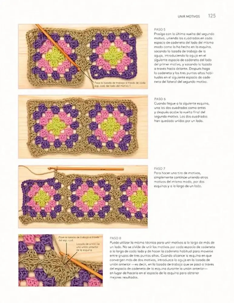 Manual de técnicas de Ganchillo / Crochet - Granny Squares