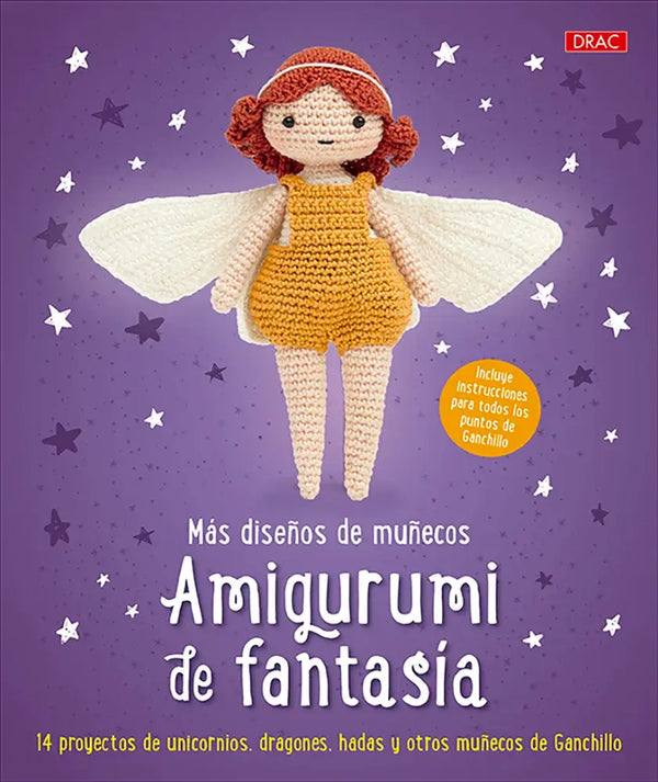Libro: Más diseños de muñecos amigurumi de fantasía - Portada