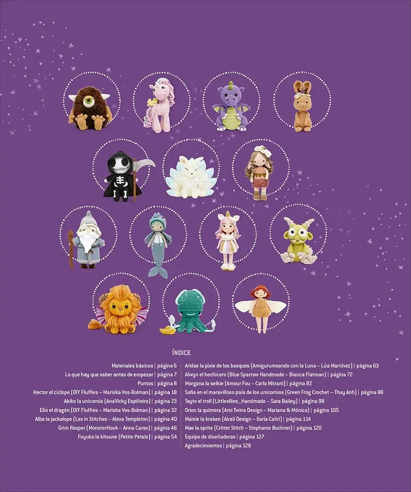 Libro: Más diseños de muñecos amigurumi de fantasía - Interior 1