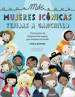 Libro: Más mujeres icónicas tejidas a ganchillo - Portada