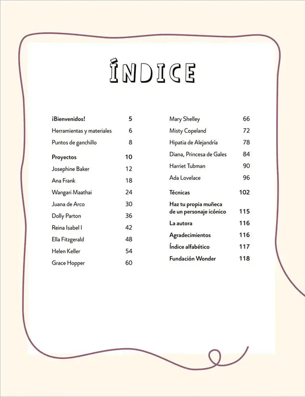 Libro: Más mujeres icónicas tejidas a ganchillo - Interior 1